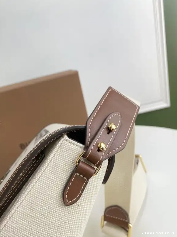 Official First Bag Ru BURBERRY Crossbody Note Bag-25-8.5-18cm 0504